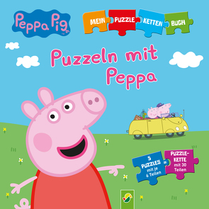 Peppa Pig – Puzzeln mit Peppa. Puzzle-Ketten-Buch mit 5 Puzzles mit je 6 Teilen