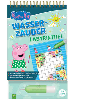 Peppa Pig Wasserzauber | Labyrinthe. Einfach mit Wasser malen!