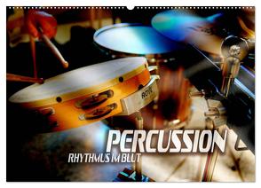 Percussion – Rhythmus im Blut (Wandkalender 2024 DIN A2 quer), CALVENDO Monatskalender von Bleicher,  Renate