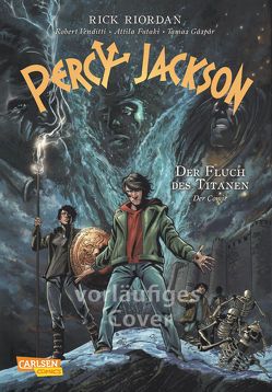 Percy Jackson (Comic) 3: Der Fluch des Titanen von Fricke,  Harriet, Futaki,  Attila, Riordan,  Rick, Venditti,  Robert