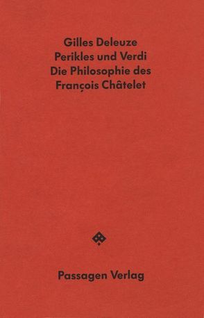 Perikles und Verdi von Deleuze,  Gilles, Lange,  Thomas