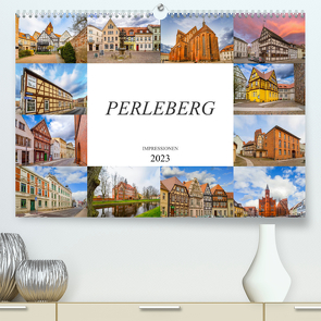 Perleberg Impressionen (Premium, hochwertiger DIN A2 Wandkalender 2023, Kunstdruck in Hochglanz) von Meutzner,  Dirk