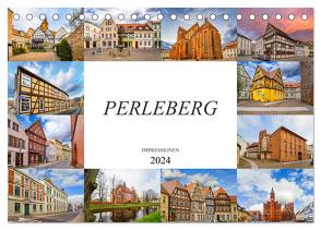 Perleberg Impressionen (Tischkalender 2024 DIN A5 quer), CALVENDO Monatskalender von Meutzner,  Dirk