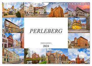 Perleberg Impressionen (Wandkalender 2024 DIN A4 quer), CALVENDO Monatskalender von Meutzner,  Dirk