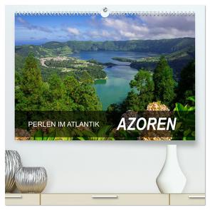 Perlen im Atlantik – Azoren (hochwertiger Premium Wandkalender 2024 DIN A2 quer), Kunstdruck in Hochglanz von Scholz,  Frauke