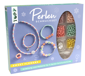 Perlen-Schmuckset – Sweet Flowers von frechverlag