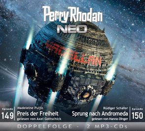 Perry Rhodan NEO MP3 Doppel-CD Folgen 149 + 150 von Dinger,  Hanno, Gottschick,  Axel, Puljic,  Madeleine, Schäfer,  Rüdiger