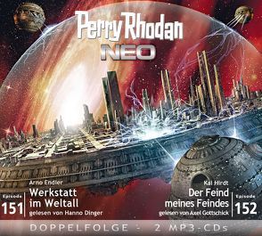 Perry Rhodan NEO MP3 Doppel-CD Folgen 151 + 152 von Dinger,  Hanno, Endler,  Arno, Gottschick,  Axel, Hirdt,  Kai