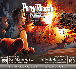 Perry Rhodan NEO MP3 Doppel-CD Folgen 159 + 160 von Dinger,  Hanno, Gottschick,  Axel, Schäfer,  Rüdiger, Schorm,  Rainer