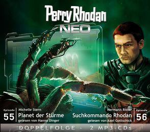 Perry Rhodan NEO MP3 Doppel-CD Folgen 55 + 56 von Dinger,  Hanno, Ritter,  Hermann, Stern,  Michelle
