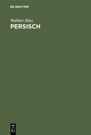 Persisch von Hinz,  Walther