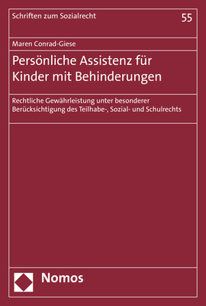 Persönliche Assistenz für Kinder mit Behinderungen von Conrad-Giese,  Maren