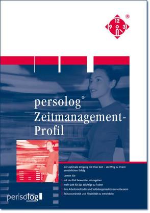 Persolog Zeitmanagement-Profil von Küstenmacher,  Tiki, persolog GmbH