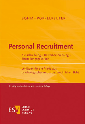 Personal Recruitment von Böhm,  Wolfgang, Poppelreuter,  Stefan