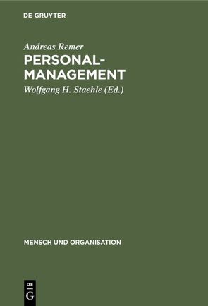 Personalmanagement von Remer,  Andreas, Staehle,  Wolfgang H.