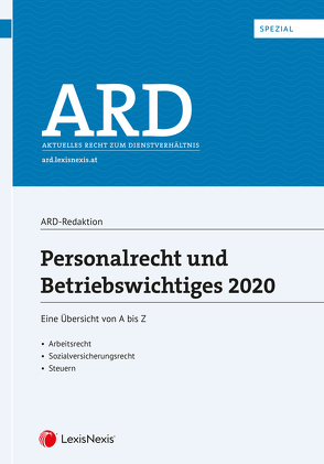 Personalrecht und Betriebswichtiges 2020 von Bleyer,  Birgit, Lindmayr,  Manfred, Sabara,  Bettina