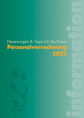 Personalverrechnung 2023 von Bernd,  Luxbacher