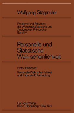 Personelle und Statistische Wahrscheinlichkeit von Stegmüller,  Wolfgang