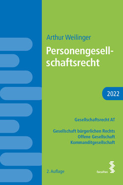 Personengesellschaftsrecht von Weilinger,  Arthur