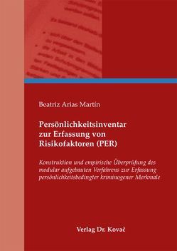 Persönlichkeitsinventar zur Erfassung von Risikofaktoren (PER) von Arias Martín,  Beatriz