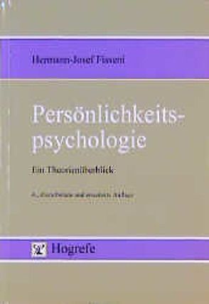Persönlichkeitspsychologie von Fisseni,  Hermann-Josef
