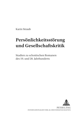 Persönlichkeitsstörung und Gesellschaftskritik von Prommersberger,  Karin
