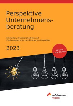 Perspektive Unternehmensberatung 2023 von Anhäupl,  Pia, Fritz,  Thomas, Hies,  Michael
