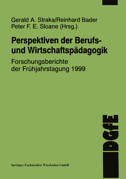 Perspektiven der Berufs- und Wirtschaftspädagogik von Straka,  Gerald A.