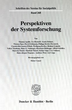 Perspektiven der Systemforschung. von Cassel,  Dieter