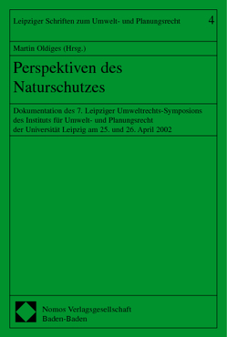 Perspektiven des Naturschutzes von Oldiges,  Martin