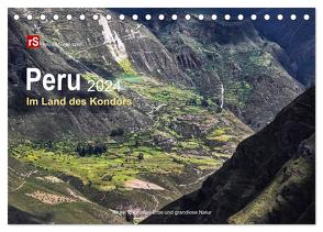 Peru 2024 Im Land des Kondors (Tischkalender 2024 DIN A5 quer), CALVENDO Monatskalender von Bergwitz,  Uwe