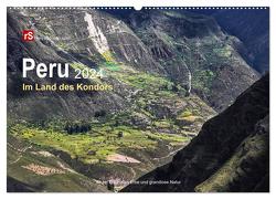 Peru 2024 Im Land des Kondors (Wandkalender 2024 DIN A2 quer), CALVENDO Monatskalender von Bergwitz,  Uwe