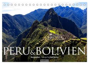 Peru & Bolivien – Die Landschaft (Tischkalender 2024 DIN A5 quer), CALVENDO Monatskalender von Bruhn,  Olaf
