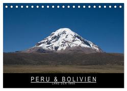 Peru & Bolivien – Land der Inka (Tischkalender 2024 DIN A5 quer), CALVENDO Monatskalender von Knödler,  Stephan