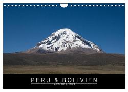 Peru & Bolivien – Land der Inka (Wandkalender 2024 DIN A4 quer), CALVENDO Monatskalender von Knödler,  Stephan