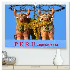 Perú. Impressionen (hochwertiger Premium Wandkalender 2024 DIN A2 quer), Kunstdruck in Hochglanz von Stanzer,  Elisabeth
