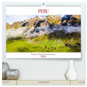 Peru – Magie der Anden (hochwertiger Premium Wandkalender 2024 DIN A2 quer), Kunstdruck in Hochglanz von Lentz,  Gunnar