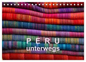 Peru – unterwegs (Tischkalender 2024 DIN A5 quer), CALVENDO Monatskalender von Gorke,  Volkmar