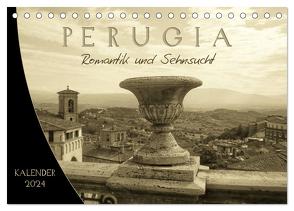 Perugia. Romantik und Sehnsucht. (Tischkalender 2024 DIN A5 quer), CALVENDO Monatskalender von Yerokhina,  Kateryna