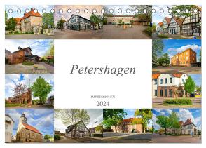 Petershagen Impressionen (Tischkalender 2024 DIN A5 quer), CALVENDO Monatskalender von Meutzner,  Dirk