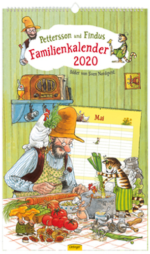 Pettersson und Findus Familienkalender 2020 von Nordqvist,  Sven
