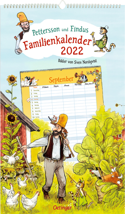 Pettersson und Findus. Familienkalender 2022 von Nordqvist,  Sven