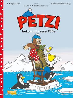 Petzi – Der Comic 4: Petzi bekommt nasse Füße von Capezzone,  Thierry, Hansen,  Carla, Hansen,  Vilhelm, Sachse,  Harald