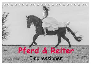 Pferd & Reiter – Impressionen (Tischkalender 2024 DIN A5 quer), CALVENDO Monatskalender von Obermüller Fotografie,  Yvonne