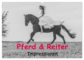 Pferd & Reiter – Impressionen (Wandkalender 2024 DIN A2 quer), CALVENDO Monatskalender von Obermüller Fotografie,  Yvonne