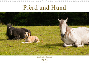 Pferd und Hund – Vierbeinige Freunde (Wandkalender 2023 DIN A3 quer) von Bölts,  Meike