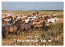 Pferde – Andalusiens wilder Westen (Wandkalender 2024 DIN A2 quer), CALVENDO Monatskalender von Gumm,  Monica