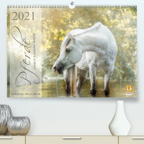 Pferde – Anmut, Eleganz, Magie (Premium, hochwertiger DIN A2 Wandkalender 2021, Kunstdruck in Hochglanz) von Mischnik,  Sabrina