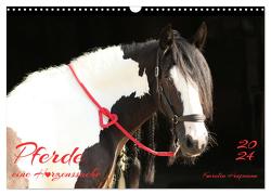 Pferde – eine Herzenssache (Wandkalender 2024 DIN A3 quer), CALVENDO Monatskalender von Heepmann,  Karolin