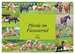 Pferde im Passeiertal (Tischkalender 2024 DIN A5 quer), CALVENDO Monatskalender von Pixner,  Markus
